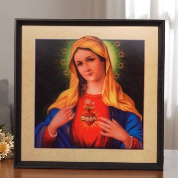 Religious Holy Mother Mary Photo Frame New - Picture 4 of 8